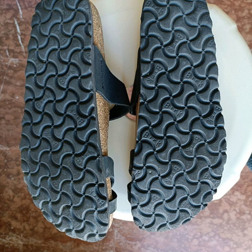Birkenstock sandals used, size 39, black