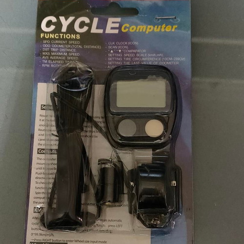 Cycle Computer with 14 Functions like new, waterproof, black