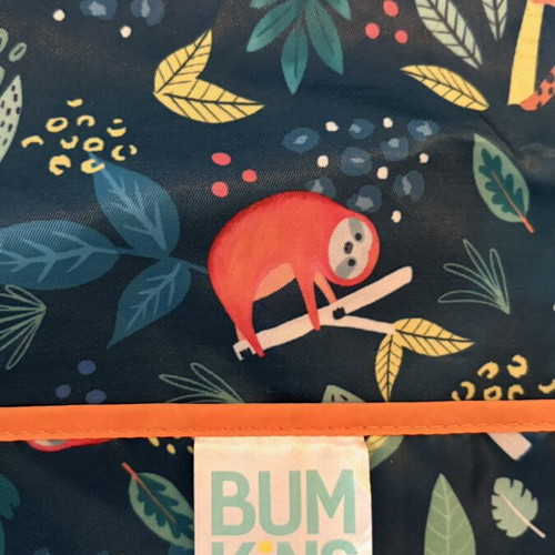 Bumkins Sleeved Bib Jungle New for 6-24 Months