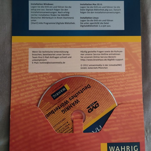 Brockhaus Wahrig Deutsches Wörterbuch German dictionary hardcover 9th edition
