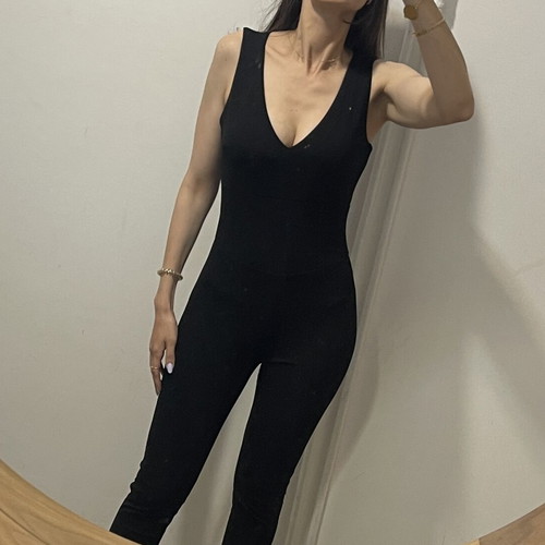 Anel black jumpsuit size S like new