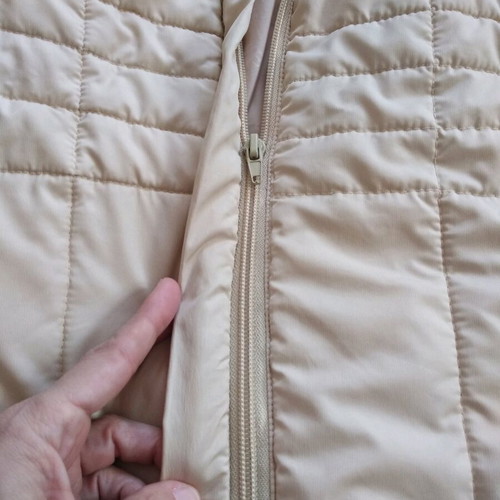 Alpine Pro beige winter jacket like new, removable hood