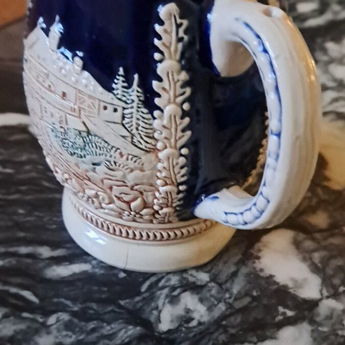 German Beer Glass 1990 collectible, like new