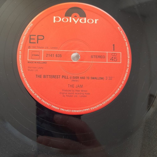 The Jam The Bitterest Pill vinyl record used, pop