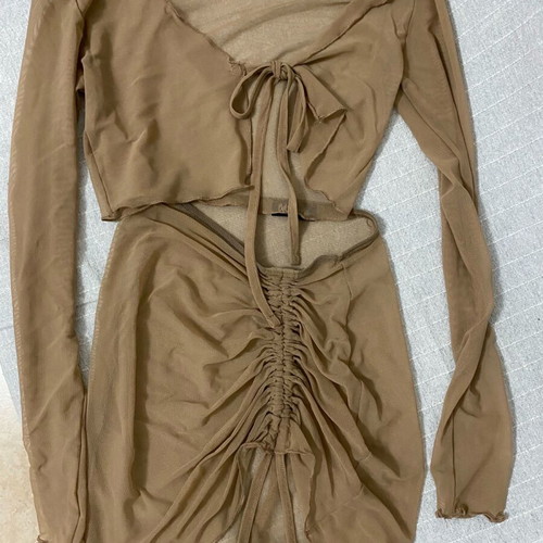 Bubblegun beach set like new, size S/M, beige