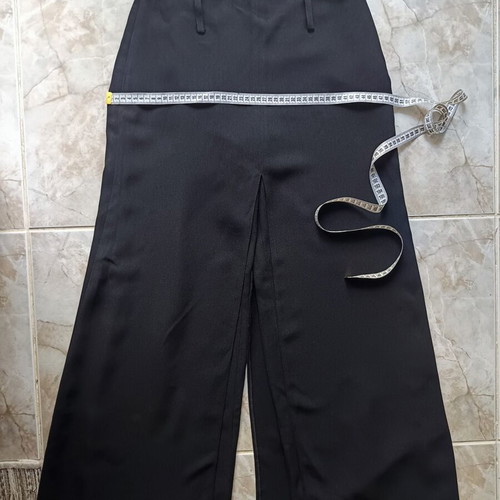 Guzella winter pants skirt, black, size M