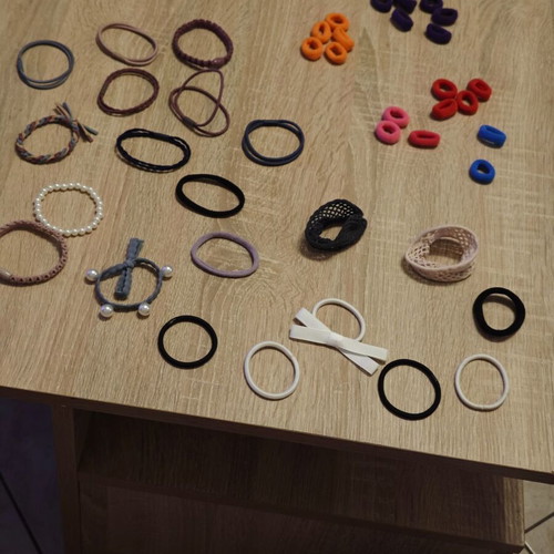 Hair Tie Set new, various colors and styles
