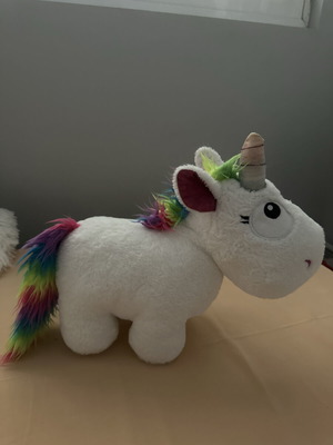 Plush unicorn used, washed