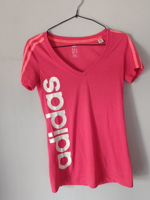 Adidas t-shirt, pink, size XS