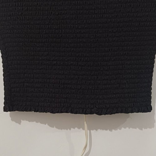 Strapless top black Mango like new, size M