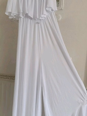 Midi and large jumpsuit new, white