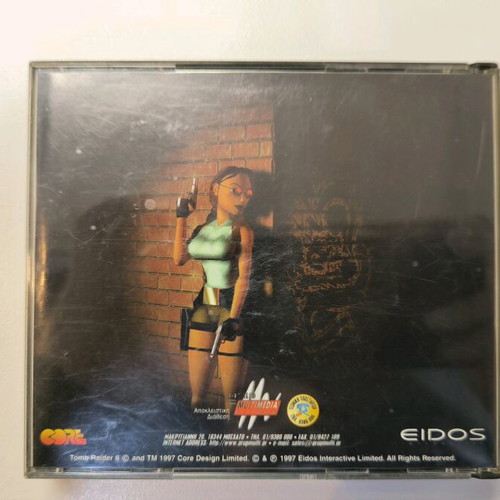 Tomb Raider II PC used, Greek edition Centric, 2 CD set