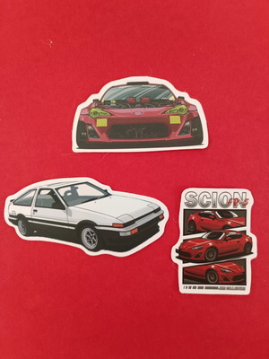 Toyota 86 Sticker Set of 3