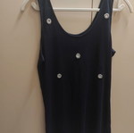 Women's summer blouse with straps blue, like new, size M