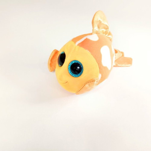Ty Beanie Boos Clownfish plush with glitter eyes like new