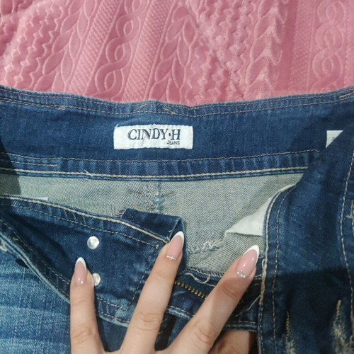 Mini skirt used, blue, size S