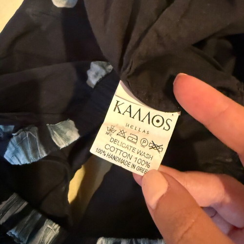 Ancient Kallos Crop Top size S like new, black and purple