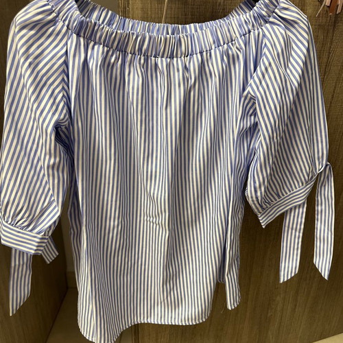 Striped women's blouse small-medium