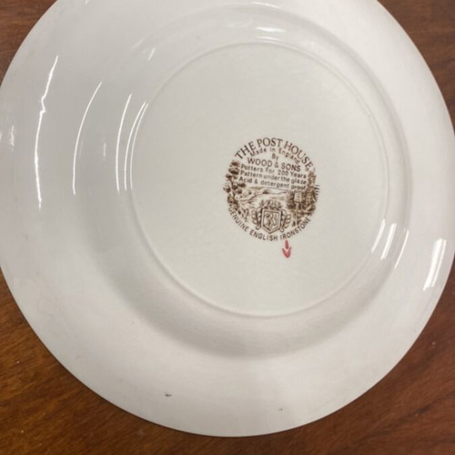 Vintage Wood & Sons The Post House decorative plate 25.4 cm, like new