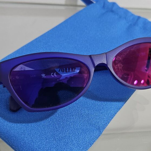 Adidas sunglasses new, purple frame with dark green lenses