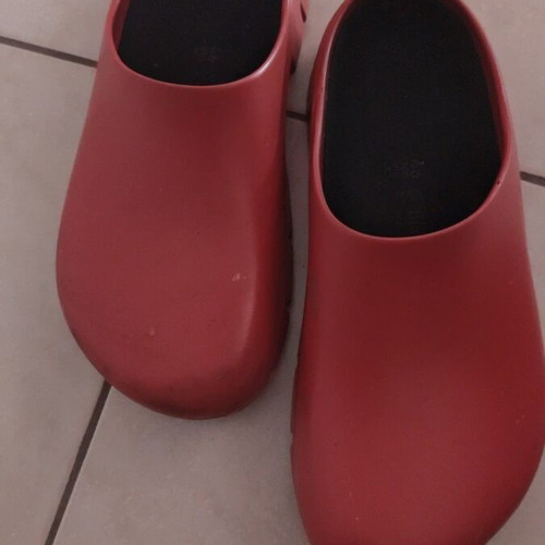 Birkenstock Super Birki 2.0 clogs used, red, size 46