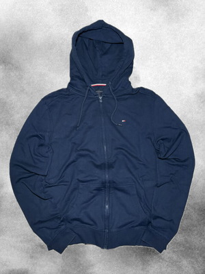 Tommy Hilfiger Navy Blue Zip-Up Hoodie size S like new