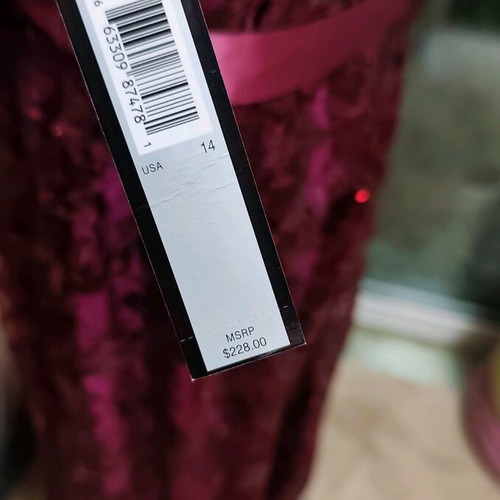 Tahari Asl maxi dress XL with sequins and lace