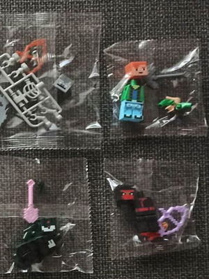 Minecraft World Minifigures καινούργιο πακέτο 3 τεμαχίων