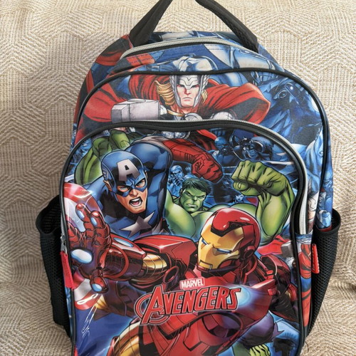 Marvel Avengers school backpack with 2 compartments