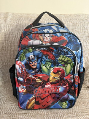 Marvel Avengers school backpack with 2 compartments