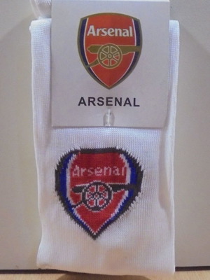 Arsenal F.C. old pair of sports socks one size new
