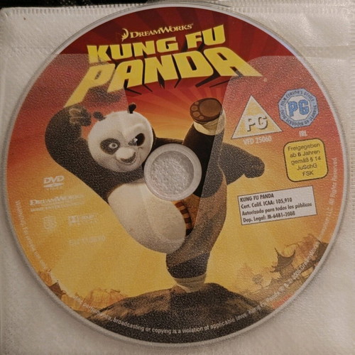 Kung Fu Panda DVD used, without case, authentic