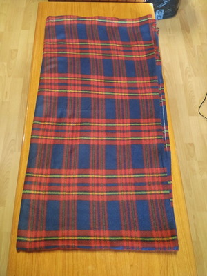 Fleece blanket plaid 200x200 used