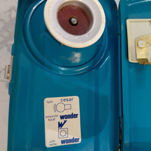 Wonder French blue flashlight 1960s