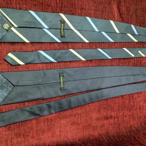Nina Ricci vintage silk ties set of 2 like new