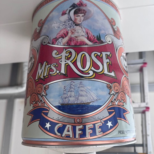 Mrs Rose coffee barrel 3lt like new metal