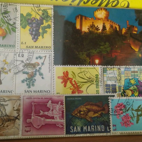 Various stamps used