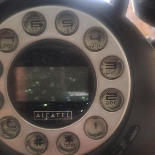 Συσκευή τηλεφώνου Alcatel απομίμηση παλιού σε πολύ καλή κατάσταση ενσύρματη