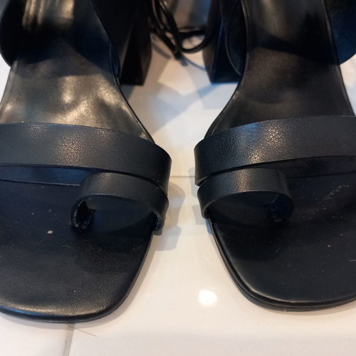 M&S Collection sandals used, size 39, black with laces