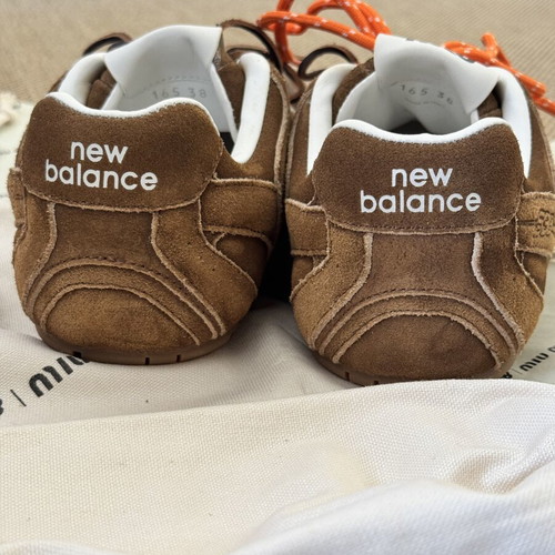 New Balance x Miu Miu 530 SL Cinnamon Suede Sneakers size 38 like new