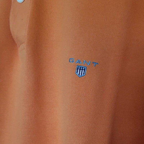 Gant polo used, burnt orange, size M