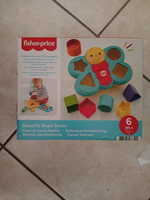 Διαχωριστής σχημάτων Fisher-Price με σχήμα πεταλούδα καινούργιο