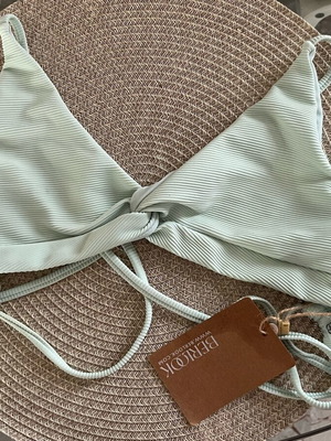 Berlook bikini top new, turquoise, size S