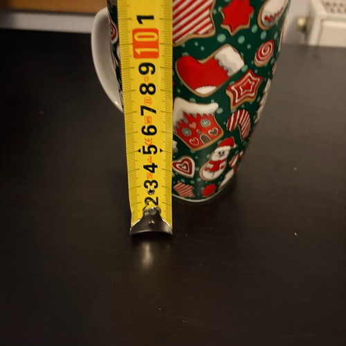 Large Christmas Mug 500ml with Cookie and Candy Design