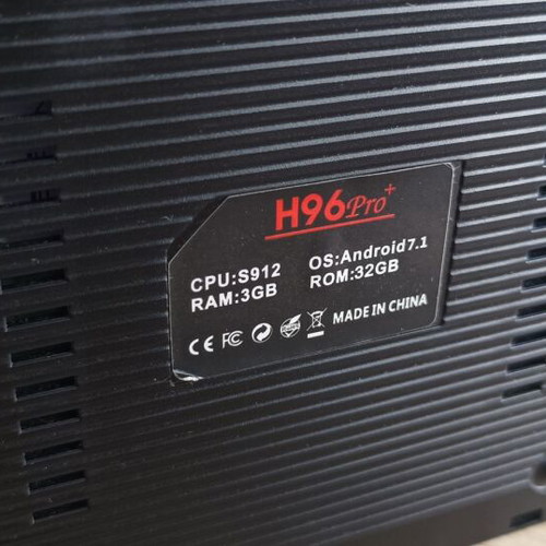 H96 Pro+ 4k Android TV Box like new