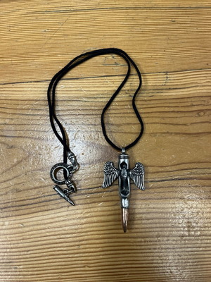 Jewelry from a real bullet, silver