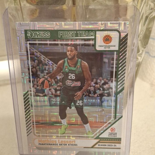 Mathias Lessort Panini Euroleague 2025 basketball card