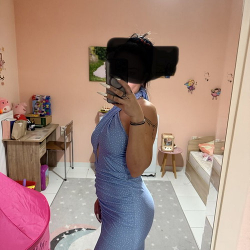 Dress Trilogy turquoise size M like new, worn twice