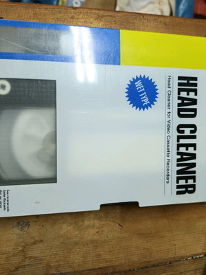 Video head cleaner cassette like new