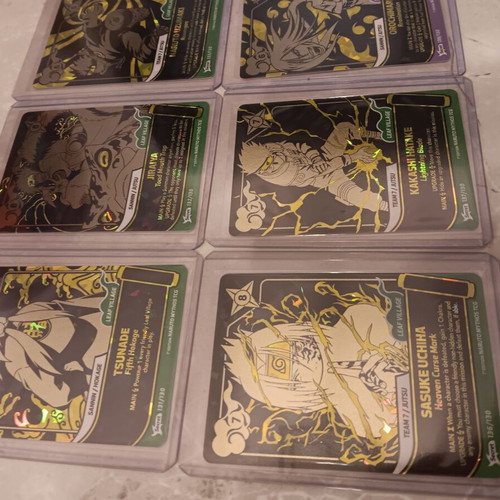 Naruto Mythos Full Secret Rare Card Set 10 Cards New